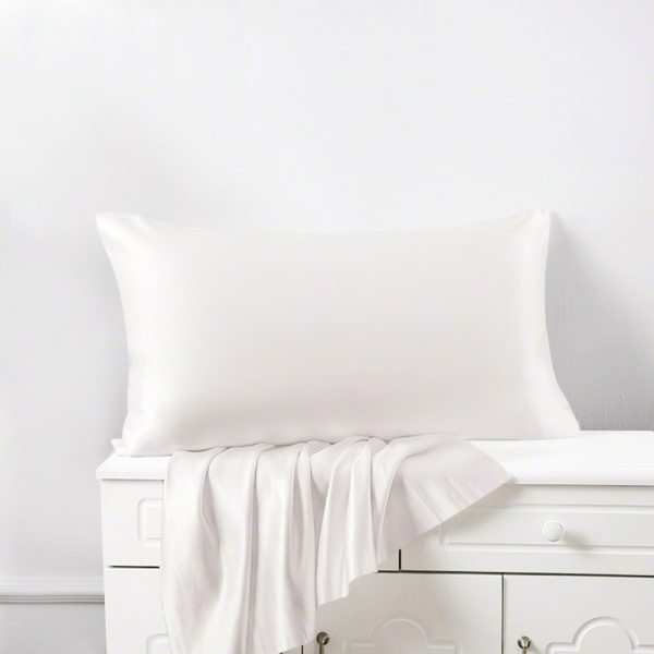 シルクサテン寝具枕カバー高級真絹22匁ファスナータイプ(Pillow Cover Zip 22mm) - 画像 (9)
