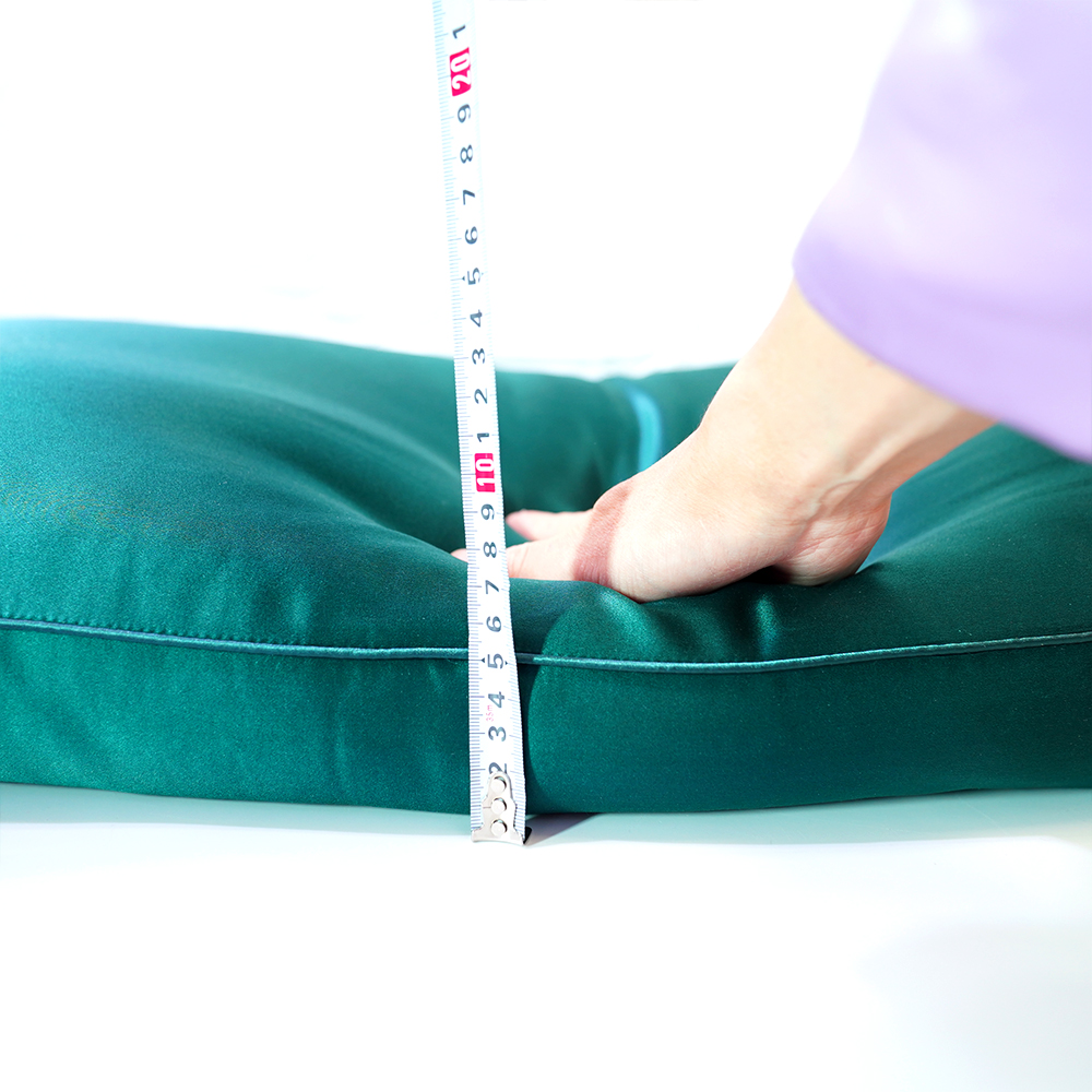 【50x120】【薄め】サテン寝具枕本体真絹22匁(Pillow Body 22mm) - 画像 (9)