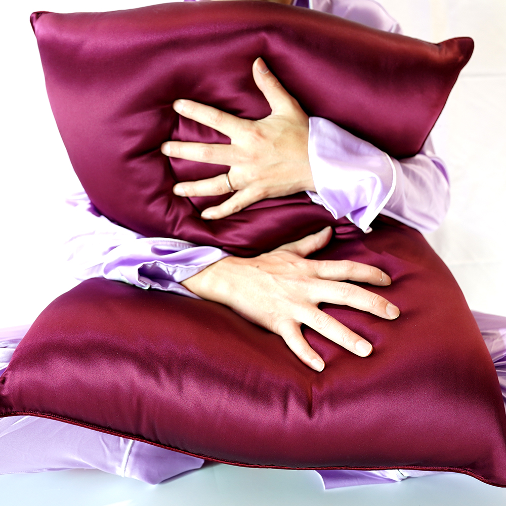 【50x70】【標準】サテン寝具枕本体真絹22匁(Pillow Body 22mm) - 画像 (10)