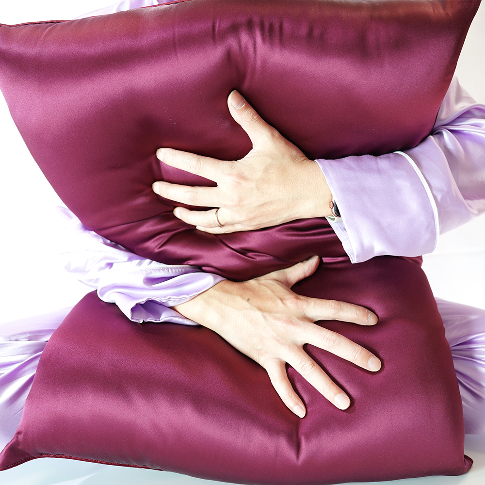 【50x70】【標準】サテン寝具枕本体真絹22匁(Pillow Body 22mm) - 画像 (11)
