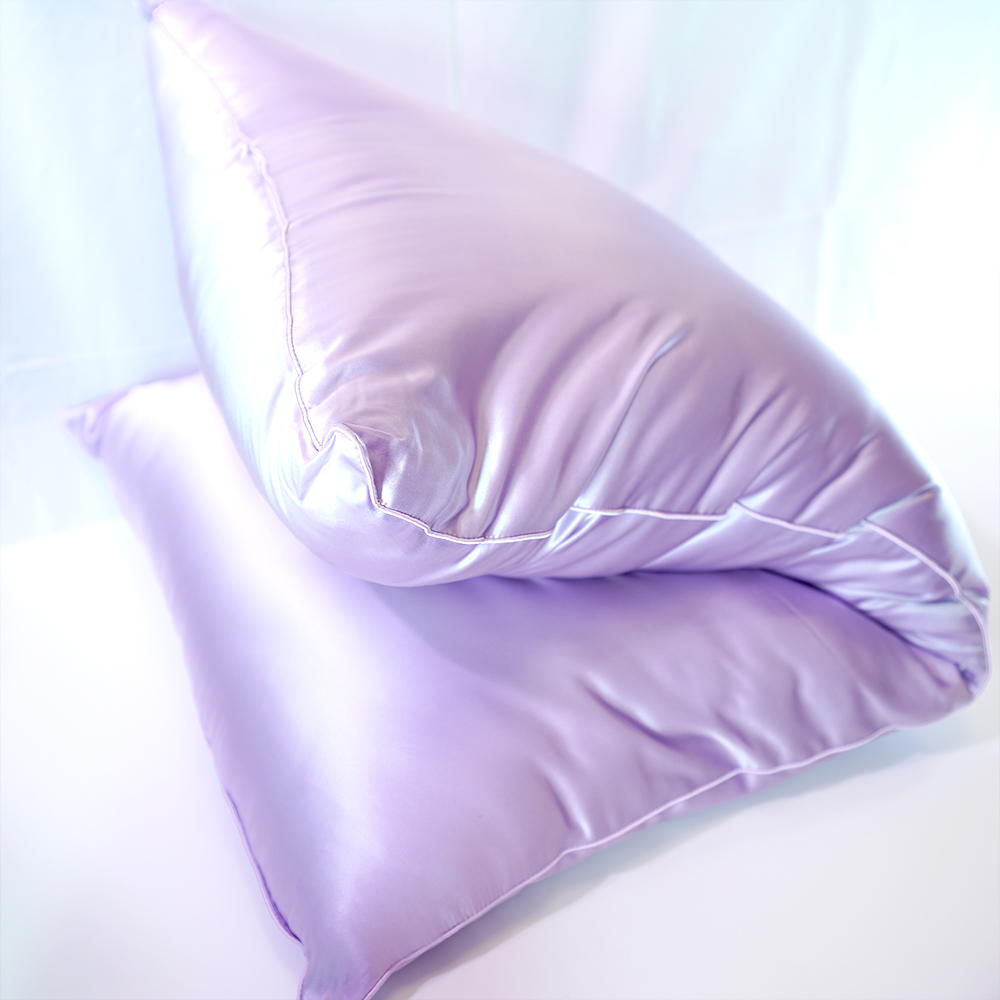 【70x120】【薄め】シルクサテン寝具枕本体真絹22匁(Pillow Body 22mm) - 画像 (3)