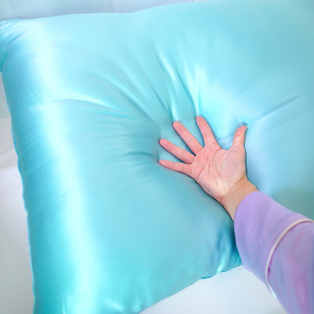【70x120】【標準】シルクサテン寝具枕本体真絹22匁(Pillow Body 22mm) - 画像 (11)