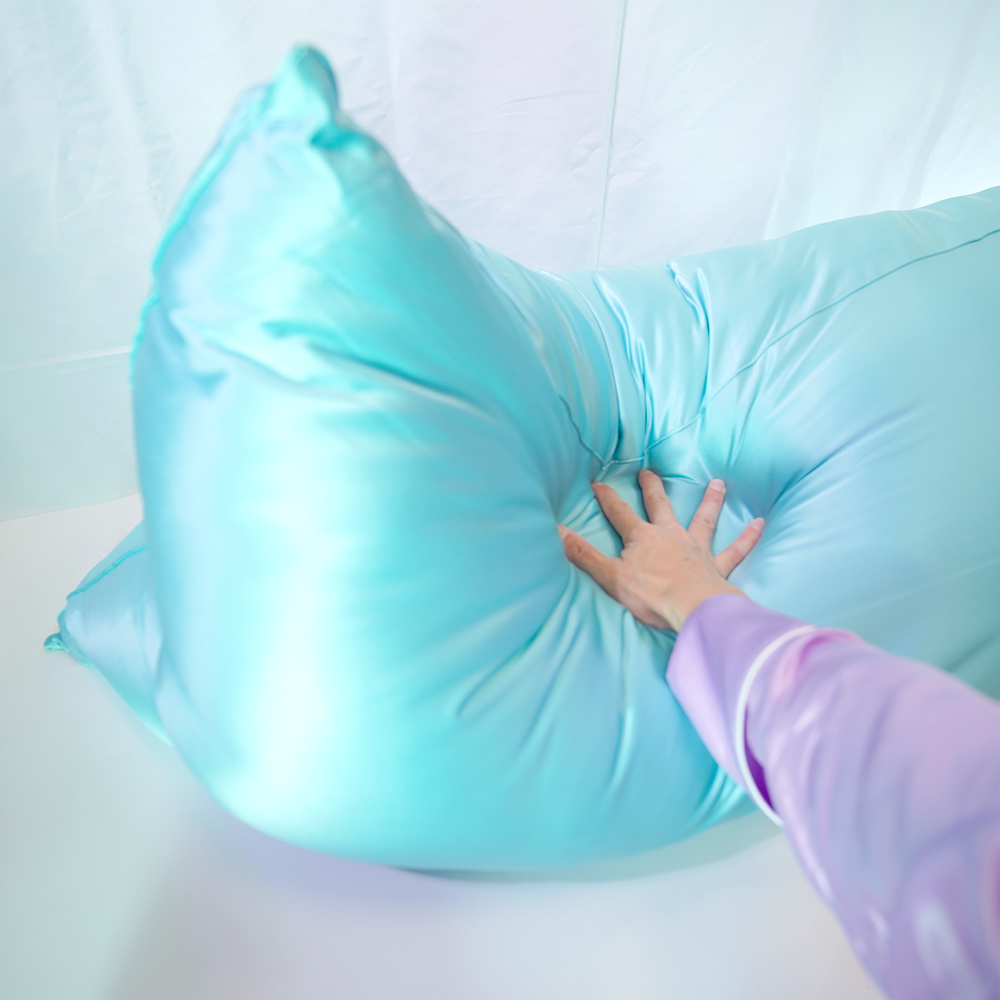 【70x120】【標準】シルクサテン寝具枕本体真絹22匁(Pillow Body 22mm) - 画像 (13)