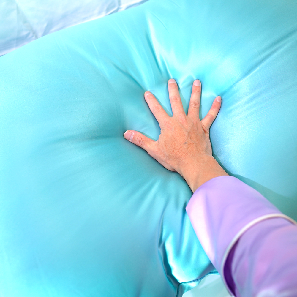【70x120】【標準】シルクサテン寝具枕本体真絹22匁(Pillow Body 22mm) - 画像 (12)
