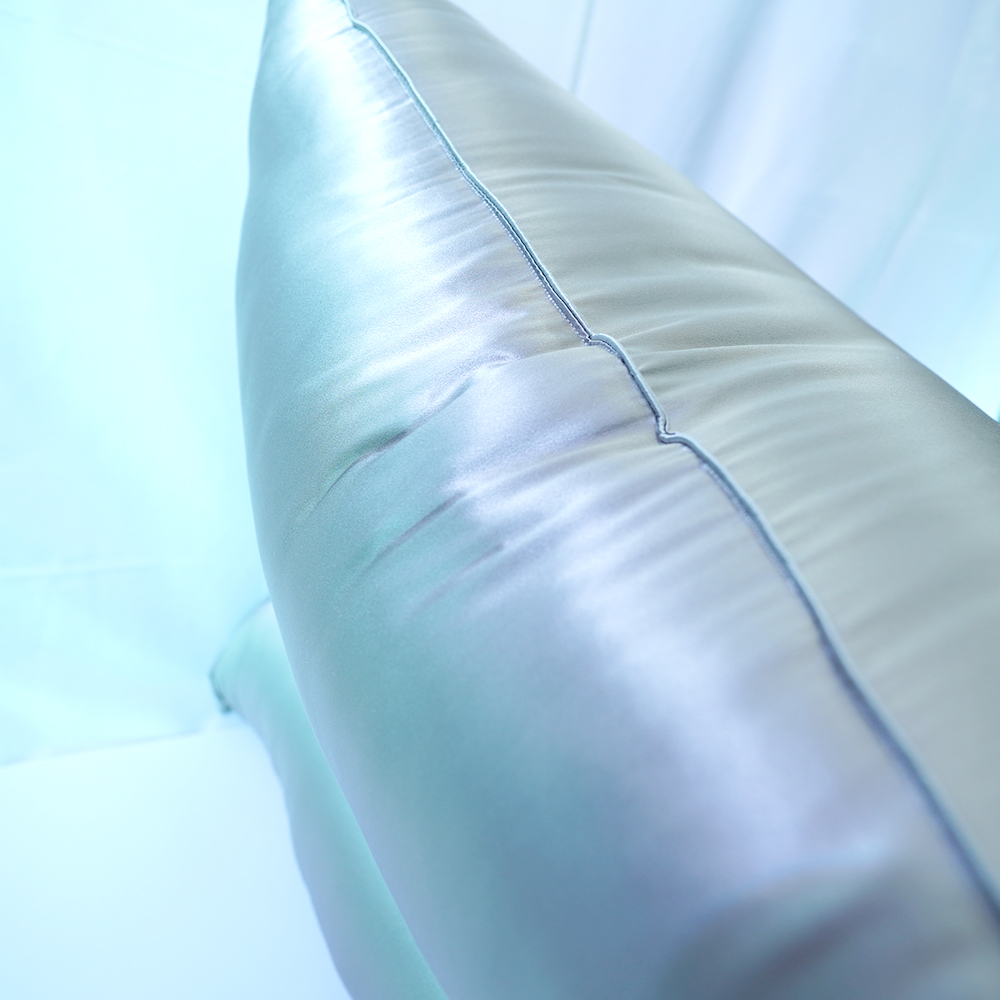 【70x120】【中綿シルク100%】シルクサテン寝具枕本体外側真絹30匁(Pillow Body 30mm) - 画像 (6)