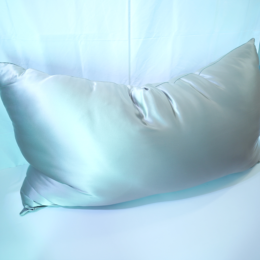 【70x120】【中綿シルク100%】シルクサテン寝具枕本体外側真絹30匁(Pillow Body 30mm) - 画像 (11)