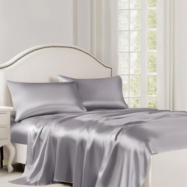 シルクサテン寝具フラットシーツ高級真絹22匁(Flat sheets 22mm) - 画像 (9)