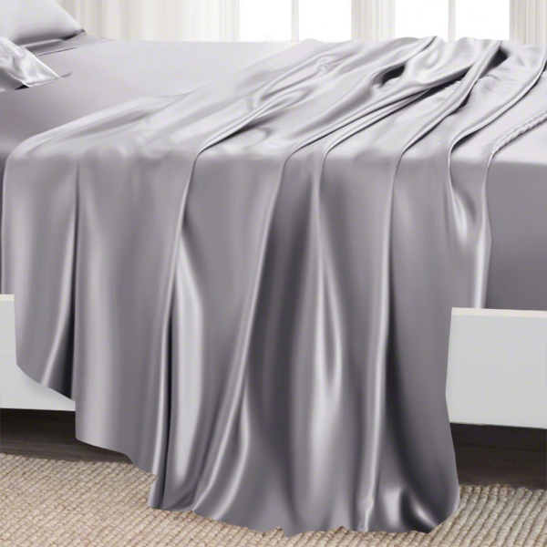 シルクサテン寝具フラットシーツ高級真絹22匁(Flat sheets 22mm) - 画像 (7)