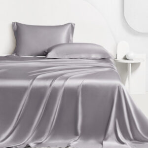 シルクサテン寝具フラットシーツ高級真絹22匁（Flat sheets 22mm）