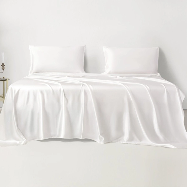 シルクサテン寝具フラットシーツ高級真絹22匁(Flat sheets 22mm) - 画像 (13)