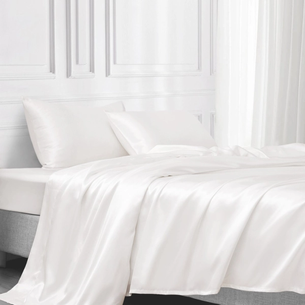 シルクサテン寝具フラットシーツ高級真絹22匁(Flat sheets 22mm) - 画像 (18)