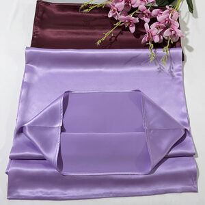 シルクサテン寝具枕カバー高級真絹22匁封筒式タイプB（Pillow Cover Enveloop 2 22mm）